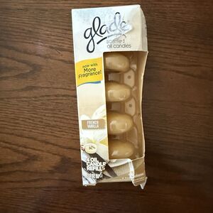 Glade Scented Oil Candles 1 Box 4 Candles Oil Candle Refills French Vanilla